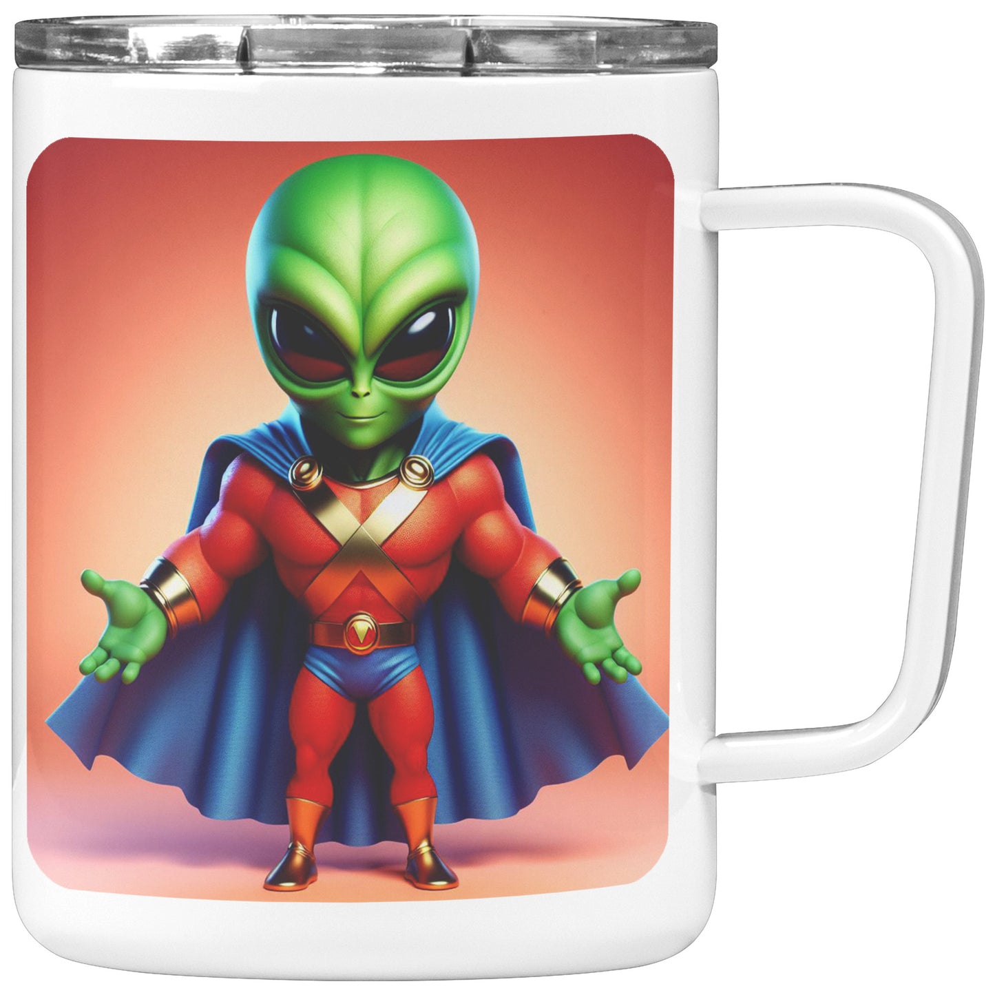 Martian Alien Caricature - Coffee Mug #17