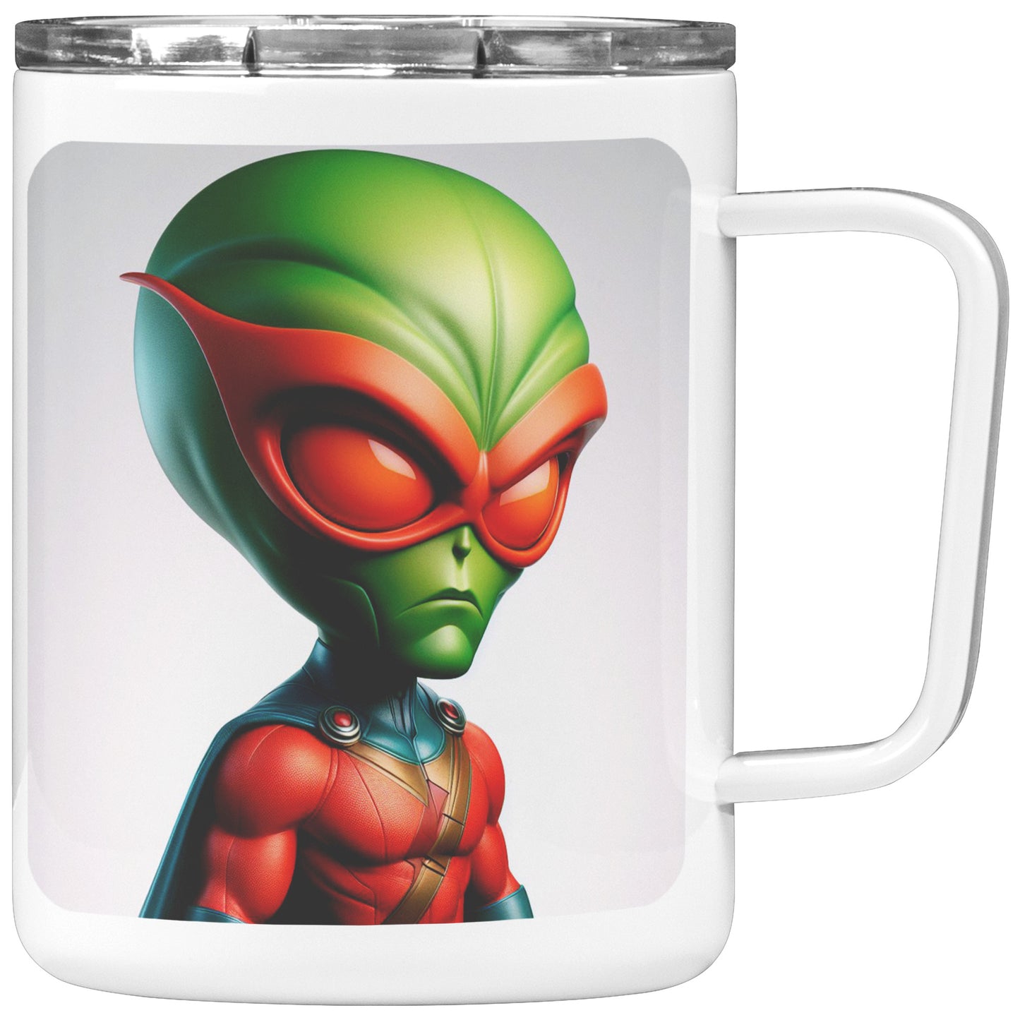 Martian Alien Caricature - Coffee Mug #12