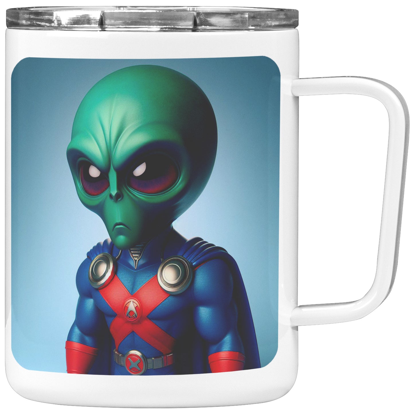 Martian Alien Caricature - Coffee Mug #11