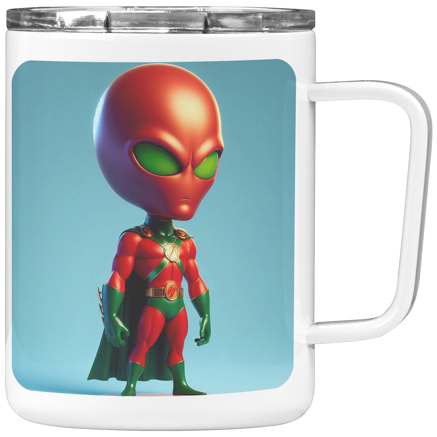 Martian Alien Caricature - Coffee Mug #16