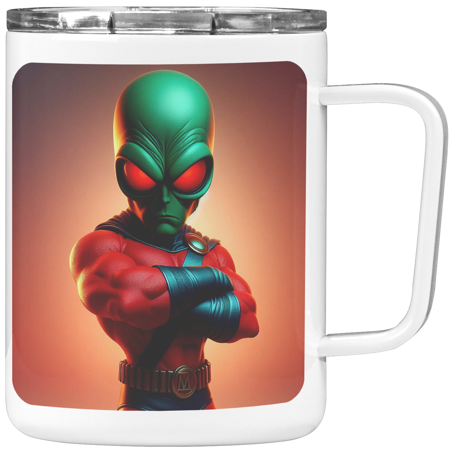 Martian Alien Caricature - Coffee Mug #14