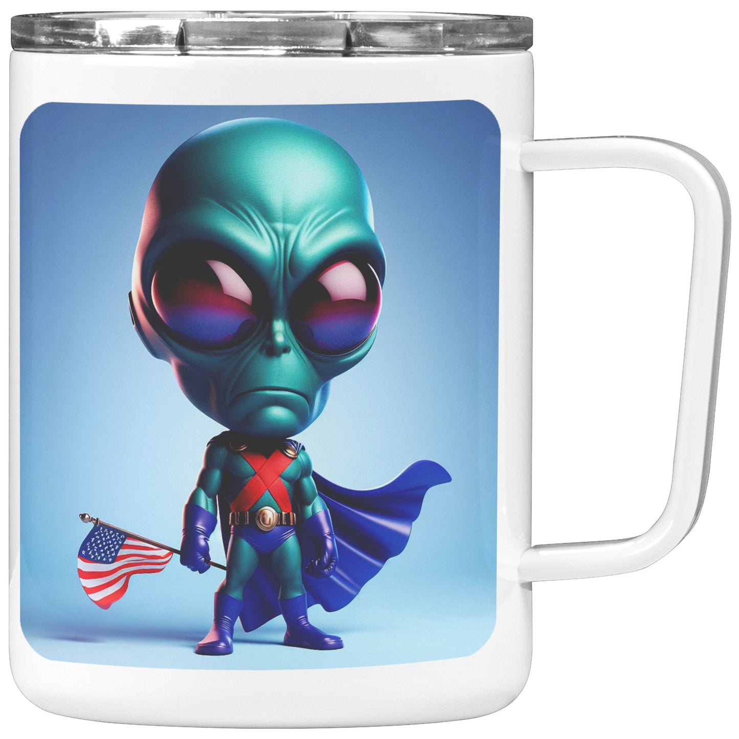 Martian Alien Caricature - Coffee Mug #2