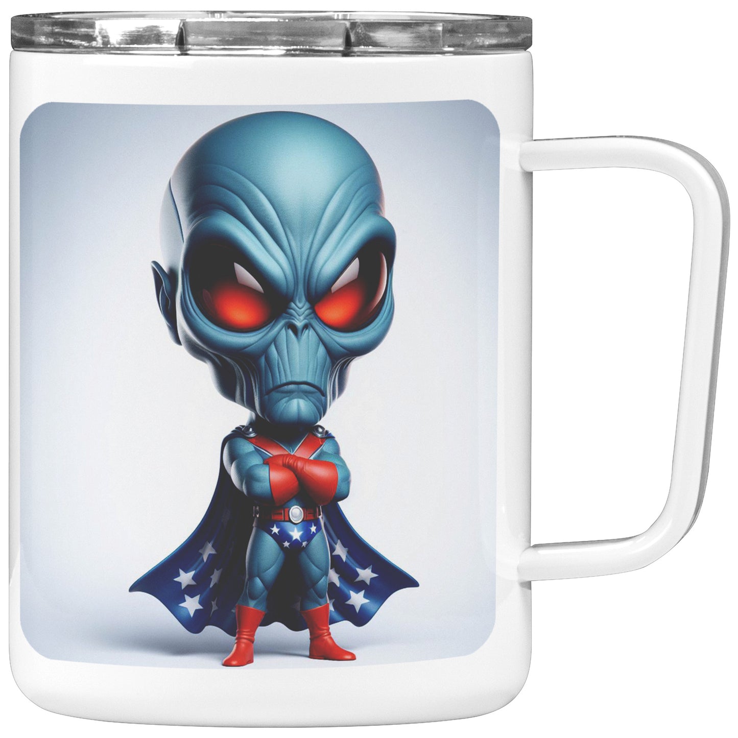 Martian Alien Caricature - Coffee Mug #5