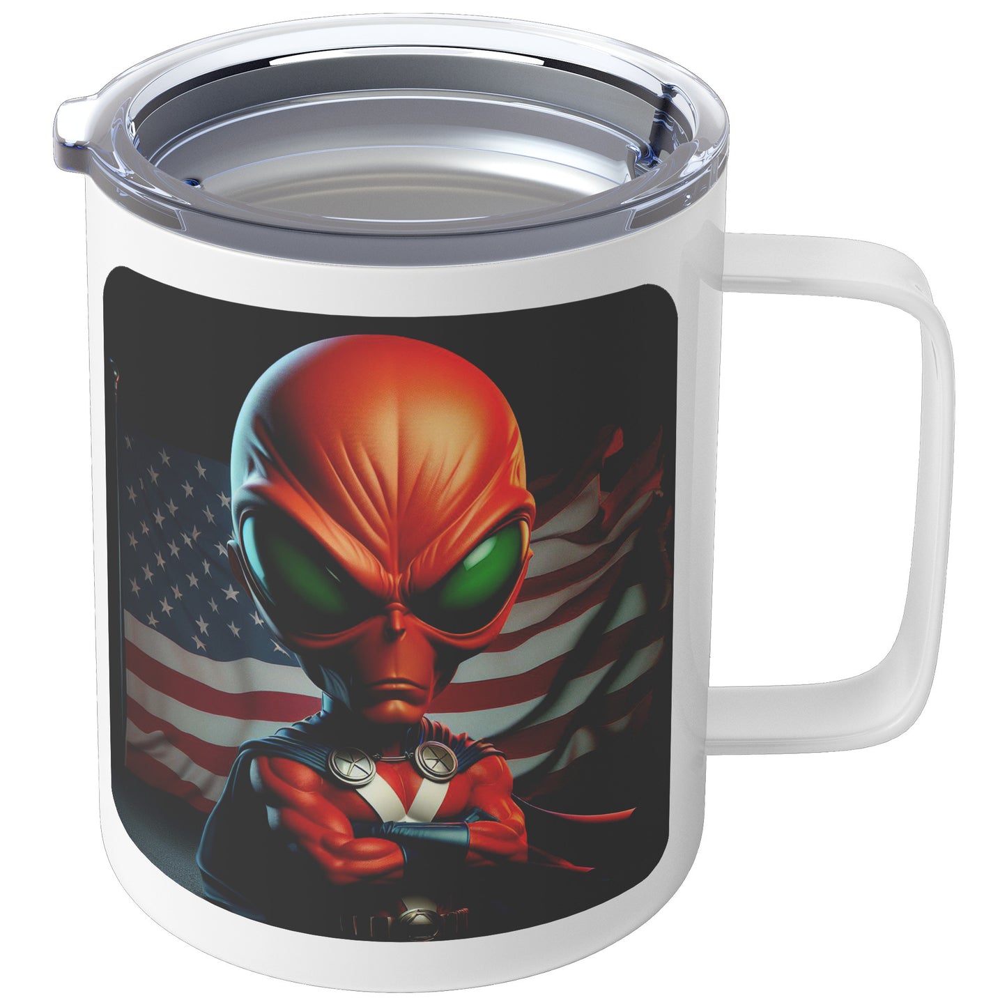 Martian Alien Caricature - Coffee Mug #6