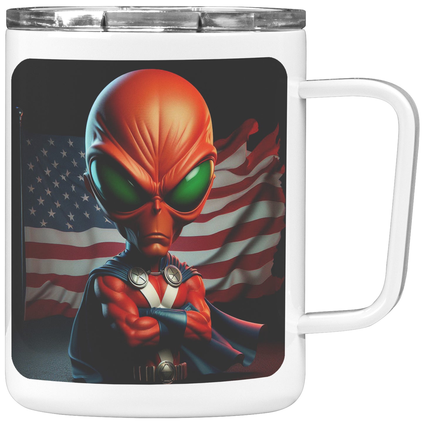 Martian Alien Caricature - Coffee Mug #6
