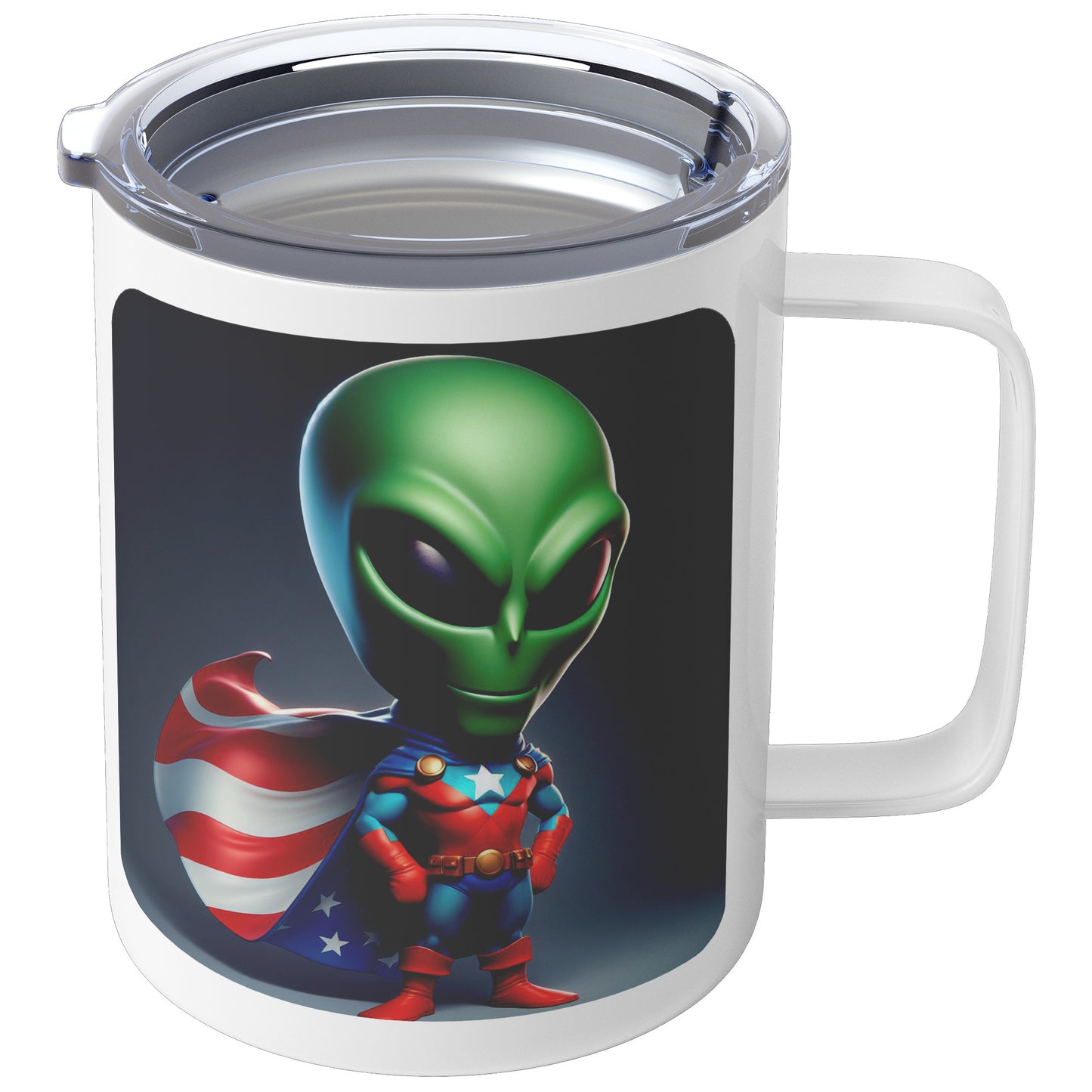 Martian Alien Caricature - Coffee Mug #7