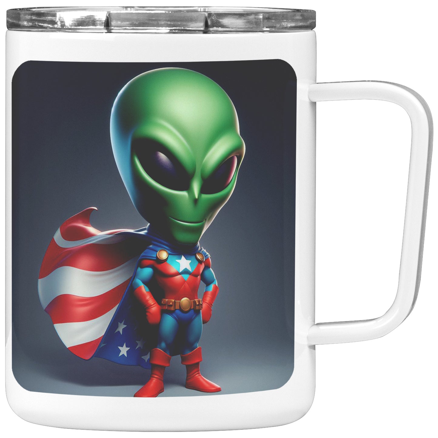 Martian Alien Caricature - Coffee Mug #7