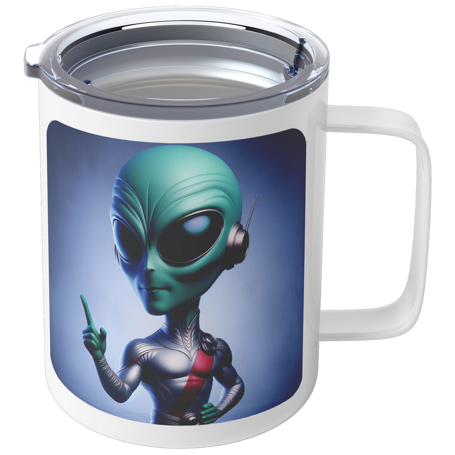 Martian Alien Caricature - Coffee Mug #8