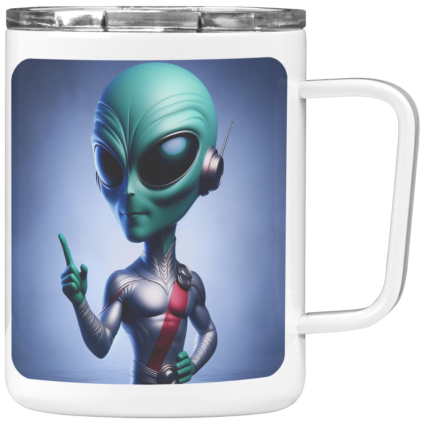 Martian Alien Caricature - Coffee Mug #8
