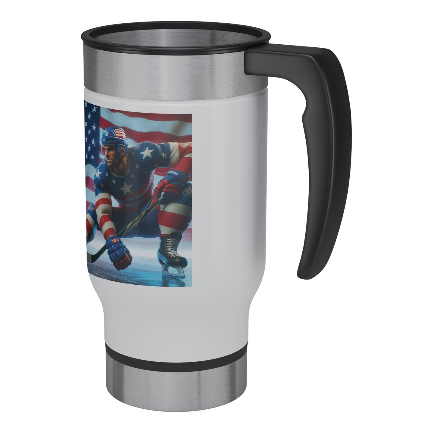 Men Ice Hockey Players - Travel Mug #25