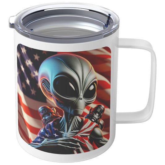 Nebulon the Grey Alien - Insulated Coffee Mug #25