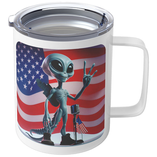 Nebulon the Grey Alien - Insulated Coffee Mug #27