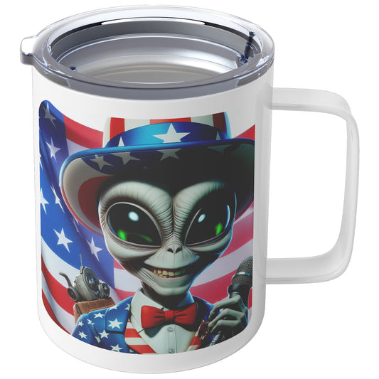 Nebulon the Grey Alien - Insulated Coffee Mug #23