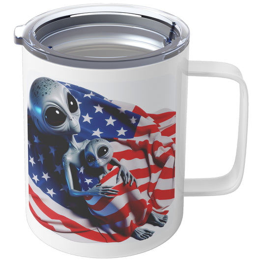 Nebulon the Grey Alien - Insulated Coffee Mug #31