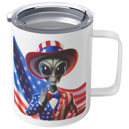 Nebulon the Grey Alien - Insulated Coffee Mug #21