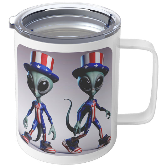 Nebulon the Grey Alien - Insulated Coffee Mug #29