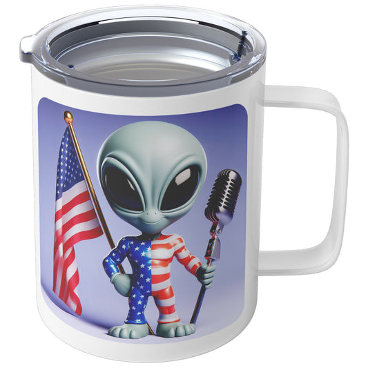 Nebulon the Grey Alien - Insulated Coffee Mug #22
