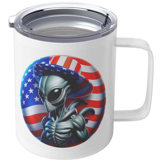 Nebulon the Grey Alien - Insulated Coffee Mug #24
