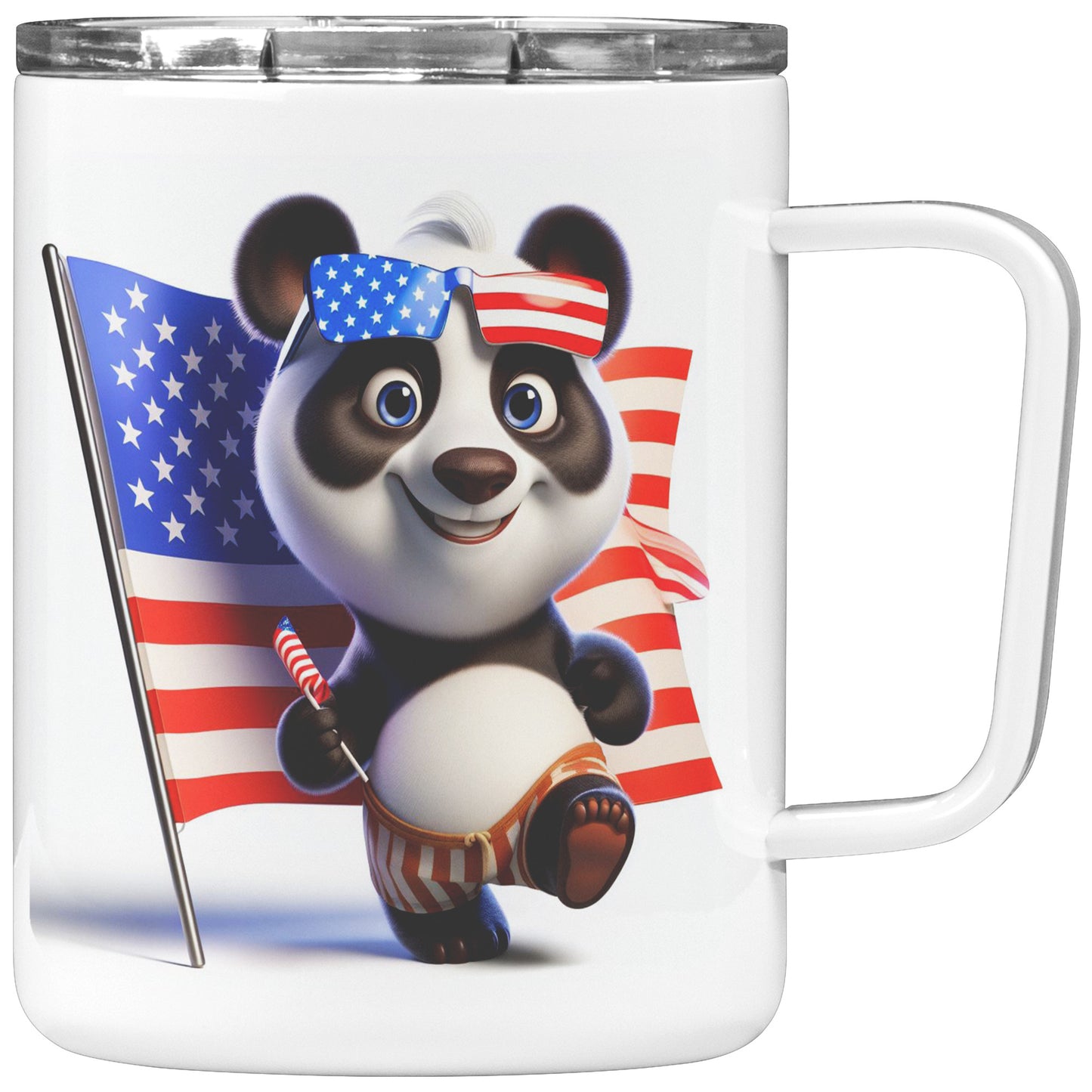 Panda Bear - Insulated Coffee Mug #5