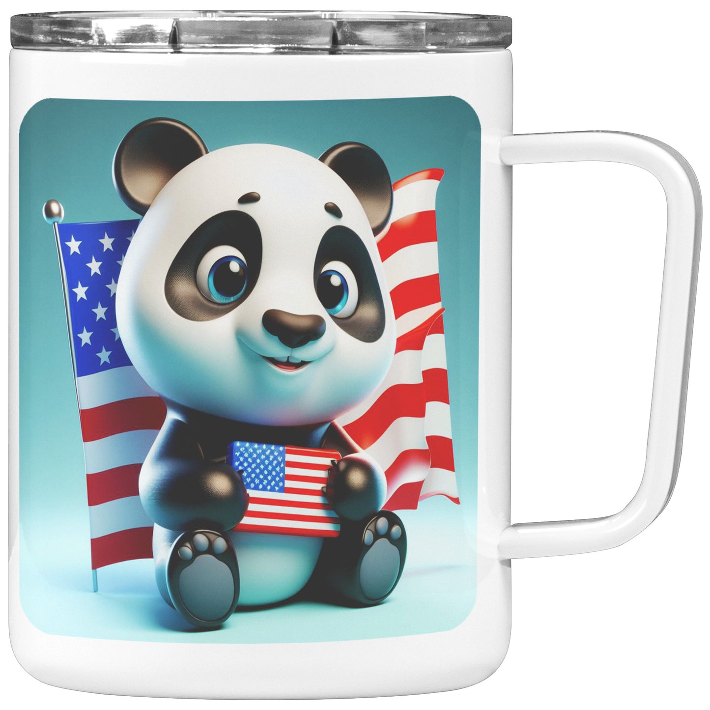 Panda Bear - Insulated Coffee Mug #6