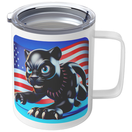 The Black Panther - Insulated Coffee Mug #4