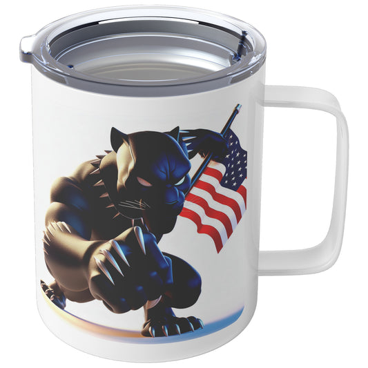 The Black Panther - Insulated Coffee Mug #11