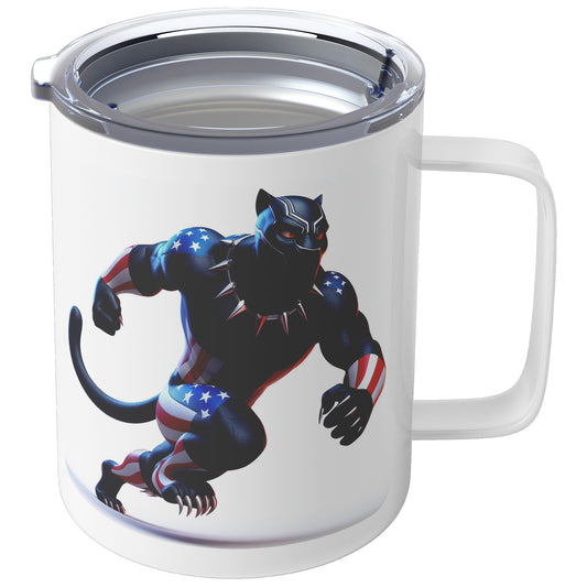 The Black Panther - Insulated Coffee Mug #7