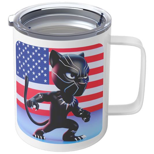 The Black Panther - Insulated Coffee Mug #42