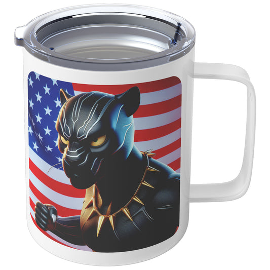 The Black Panther - Insulated Coffee Mug #10