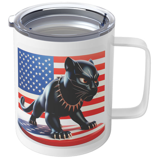 The Black Panther - Insulated Coffee Mug #8