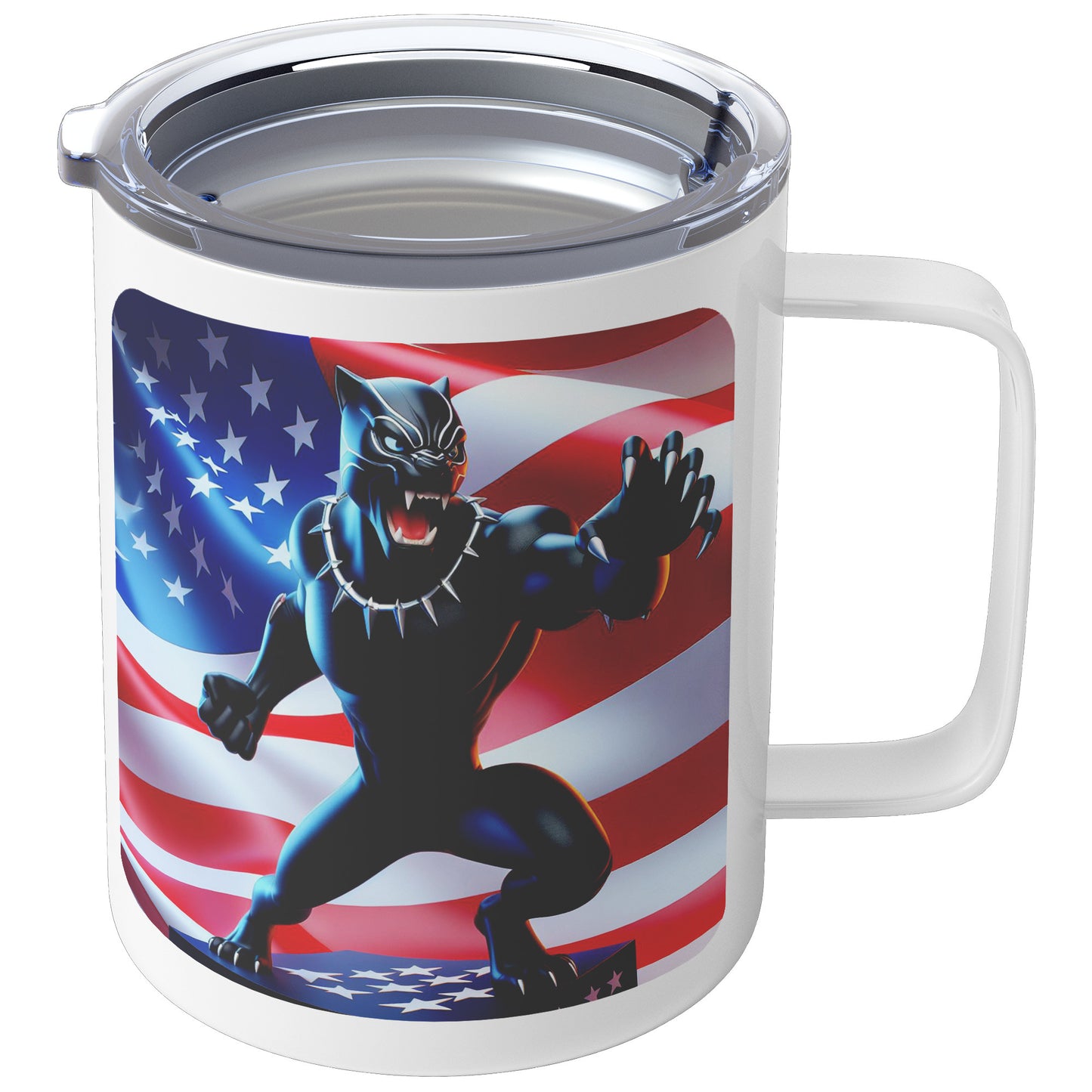 The Black Panther - Insulated Coffee Mug #29