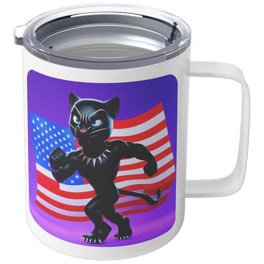 The Black Panther - Insulated Coffee Mug #31