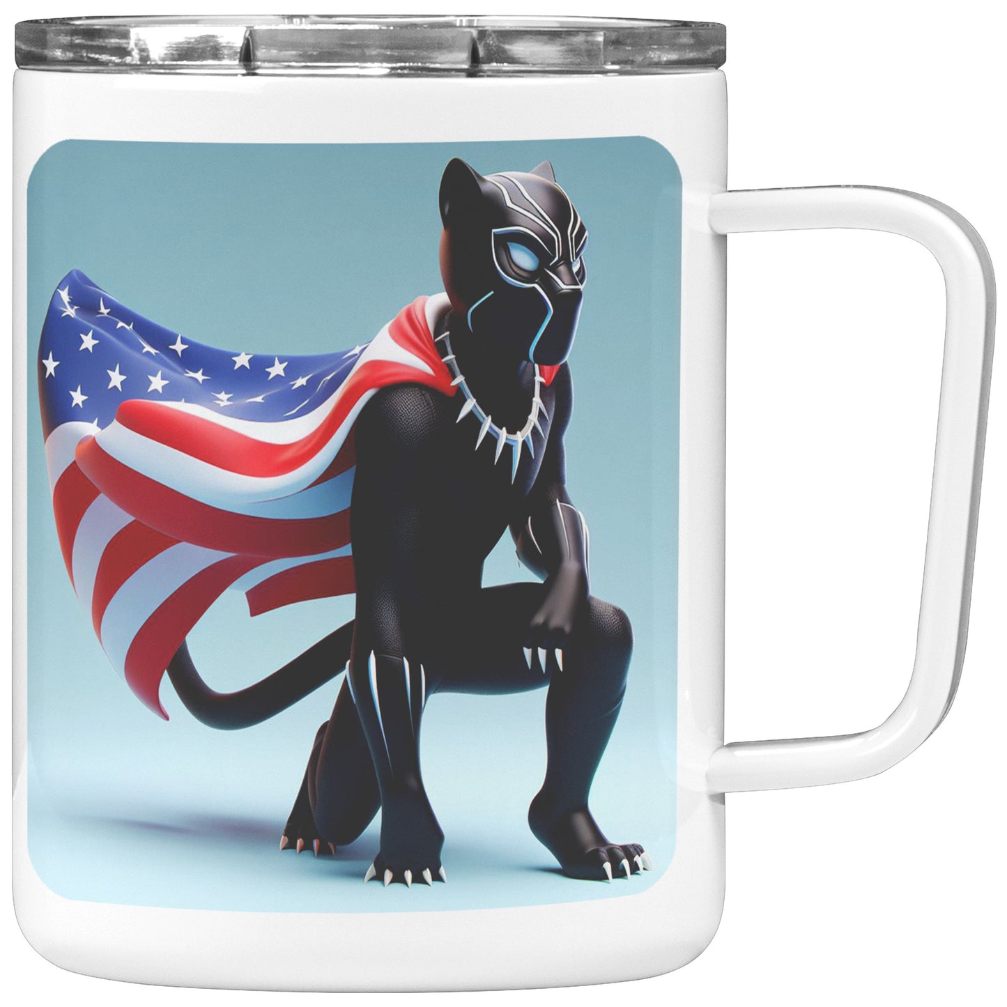 The Black Panther - Insulated Coffee Mug #26