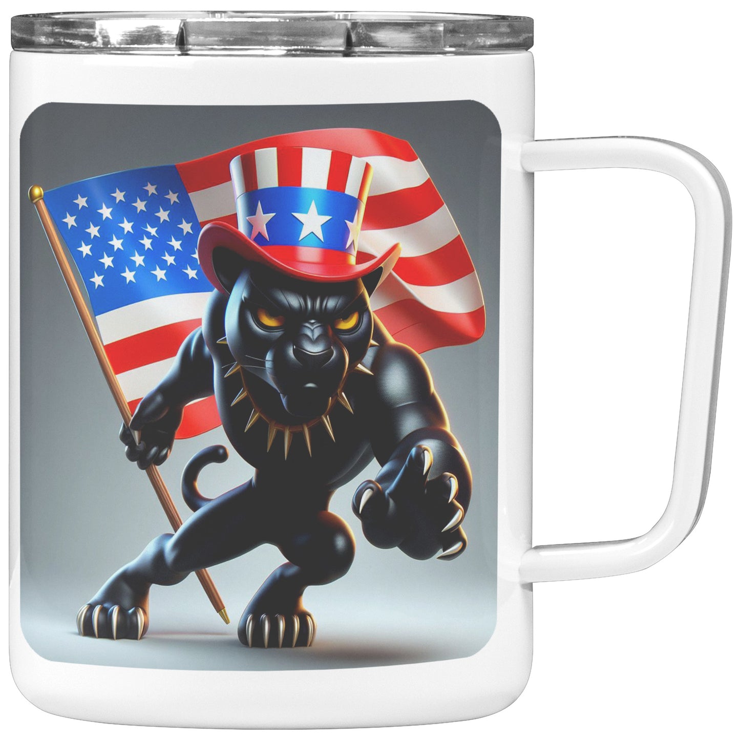 The Black Panther - Insulated Coffee Mug #43