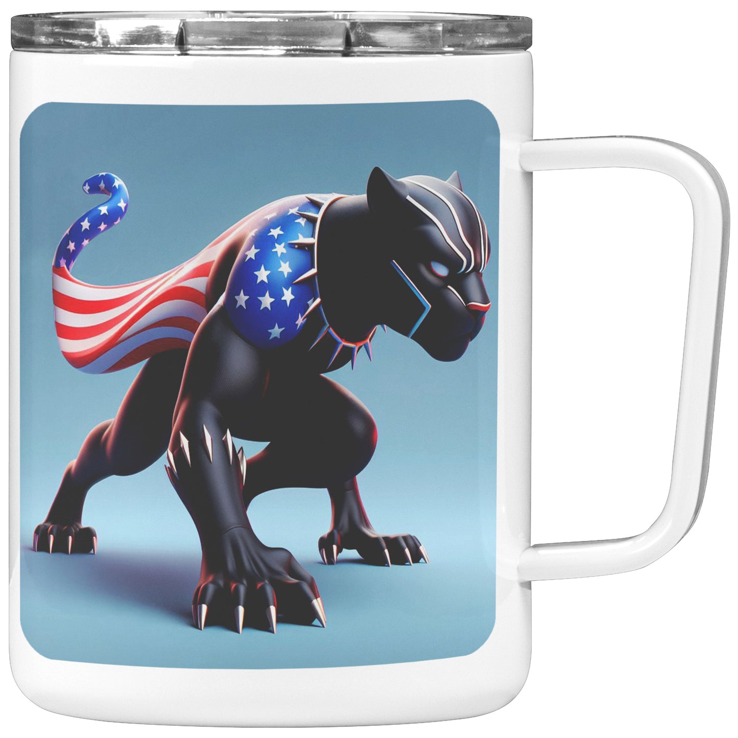 The Black Panther - Insulated Coffee Mug #38