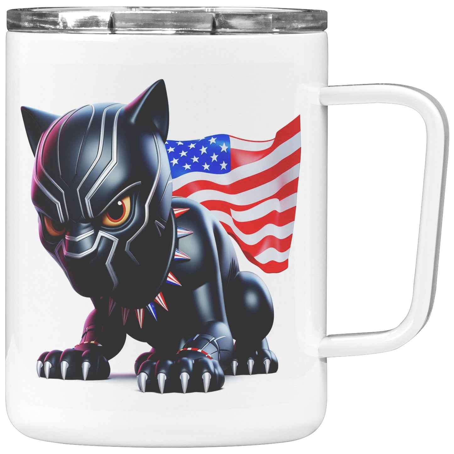 The Black Panther - Insulated Coffee Mug #40