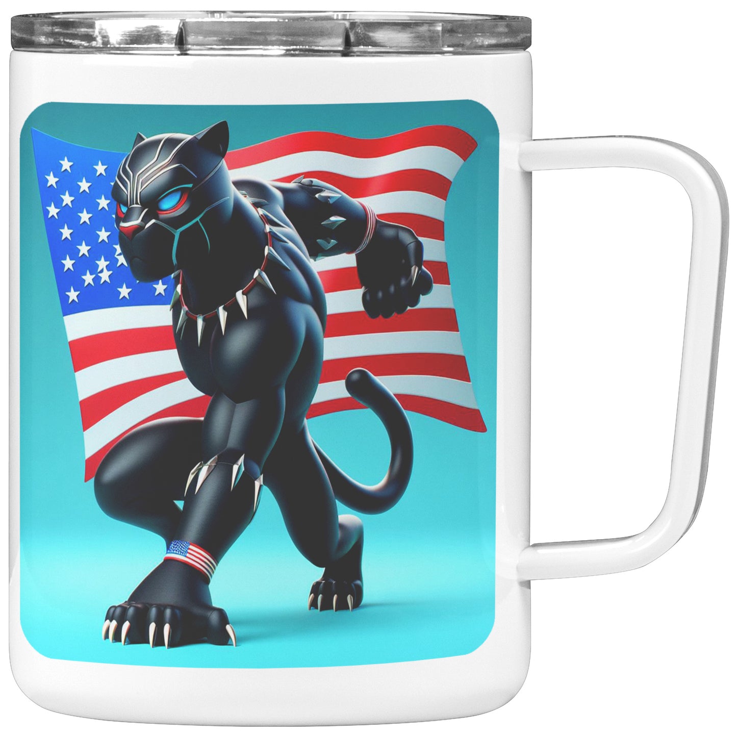 The Black Panther - Insulated Coffee Mug #21