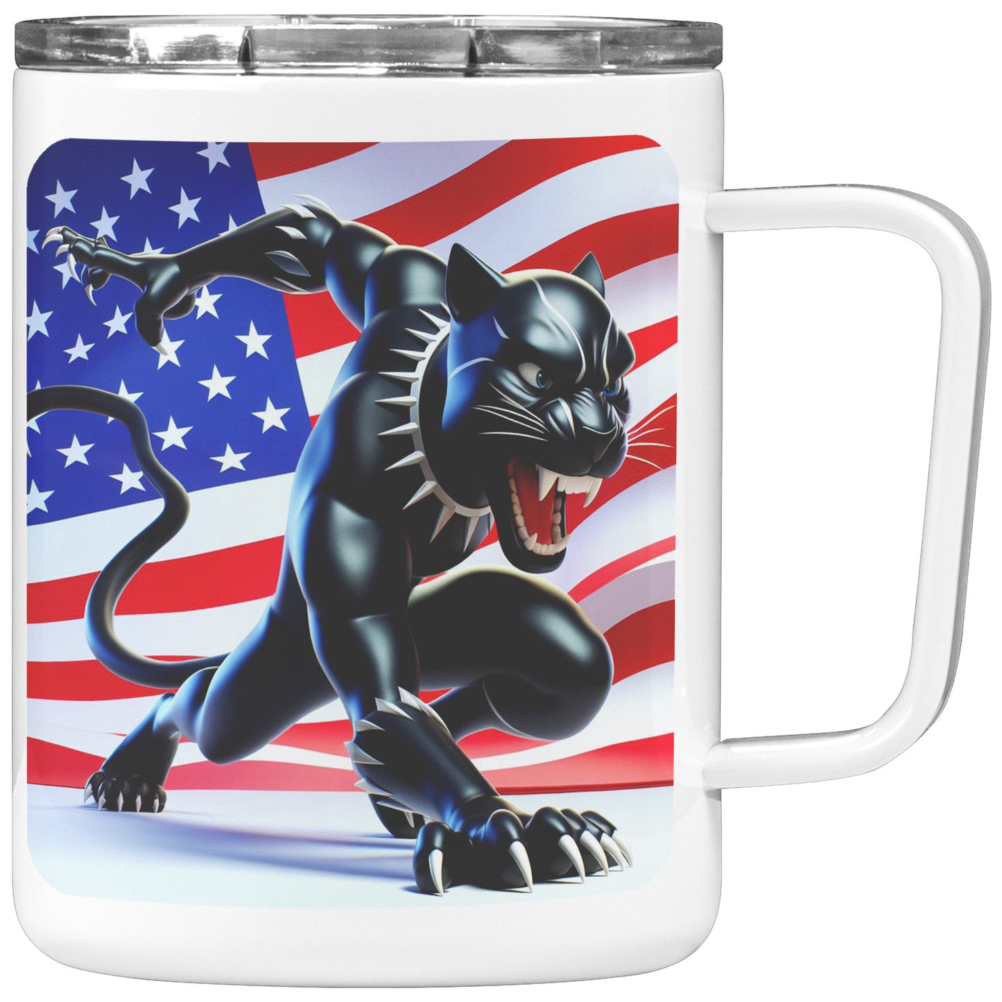 The Black Panther - Insulated Coffee Mug #28