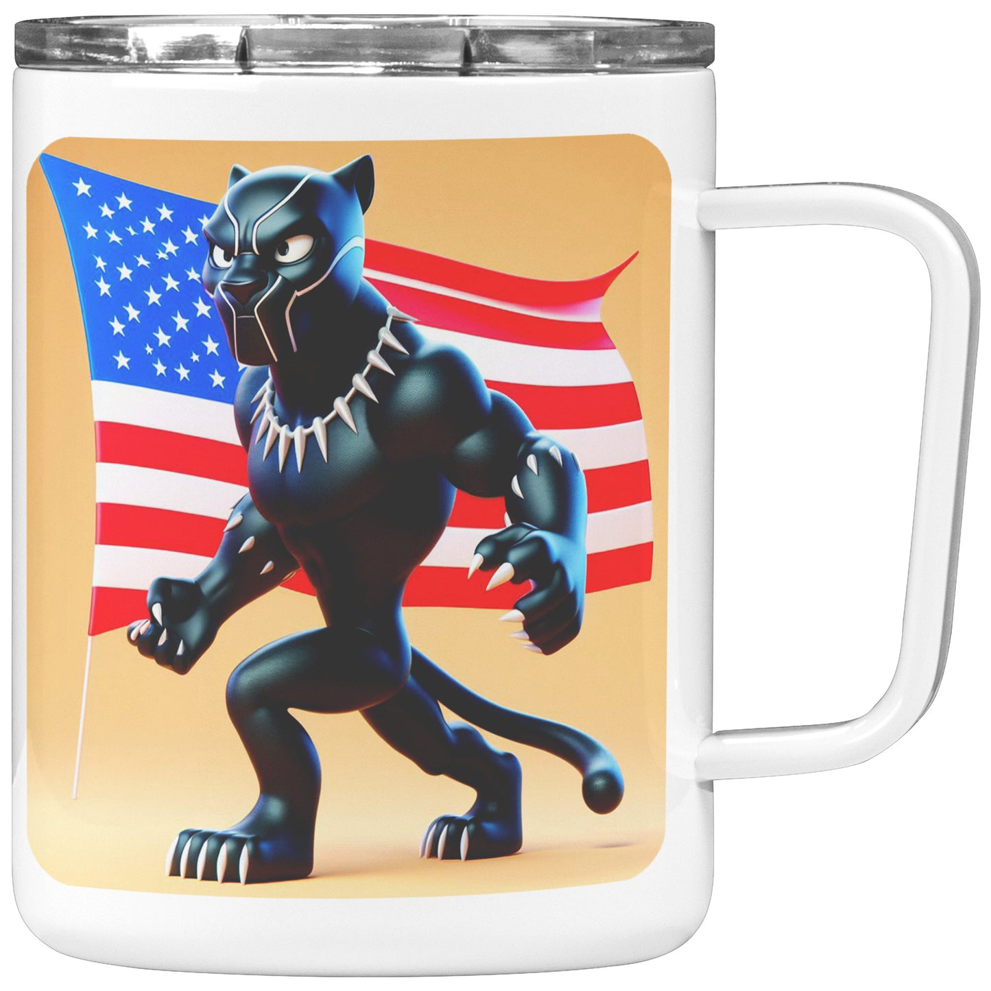 The Black Panther - Insulated Coffee Mug #22