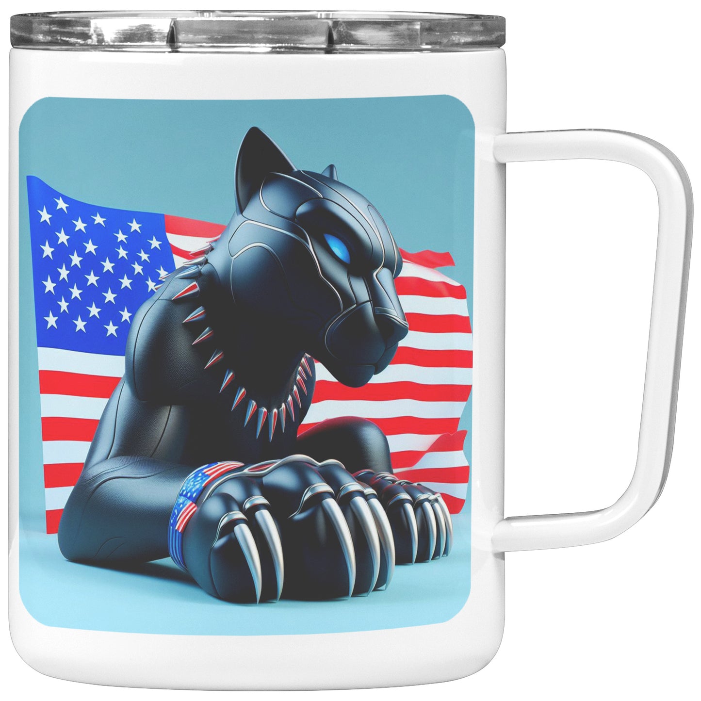 The Black Panther - Insulated Coffee Mug #35