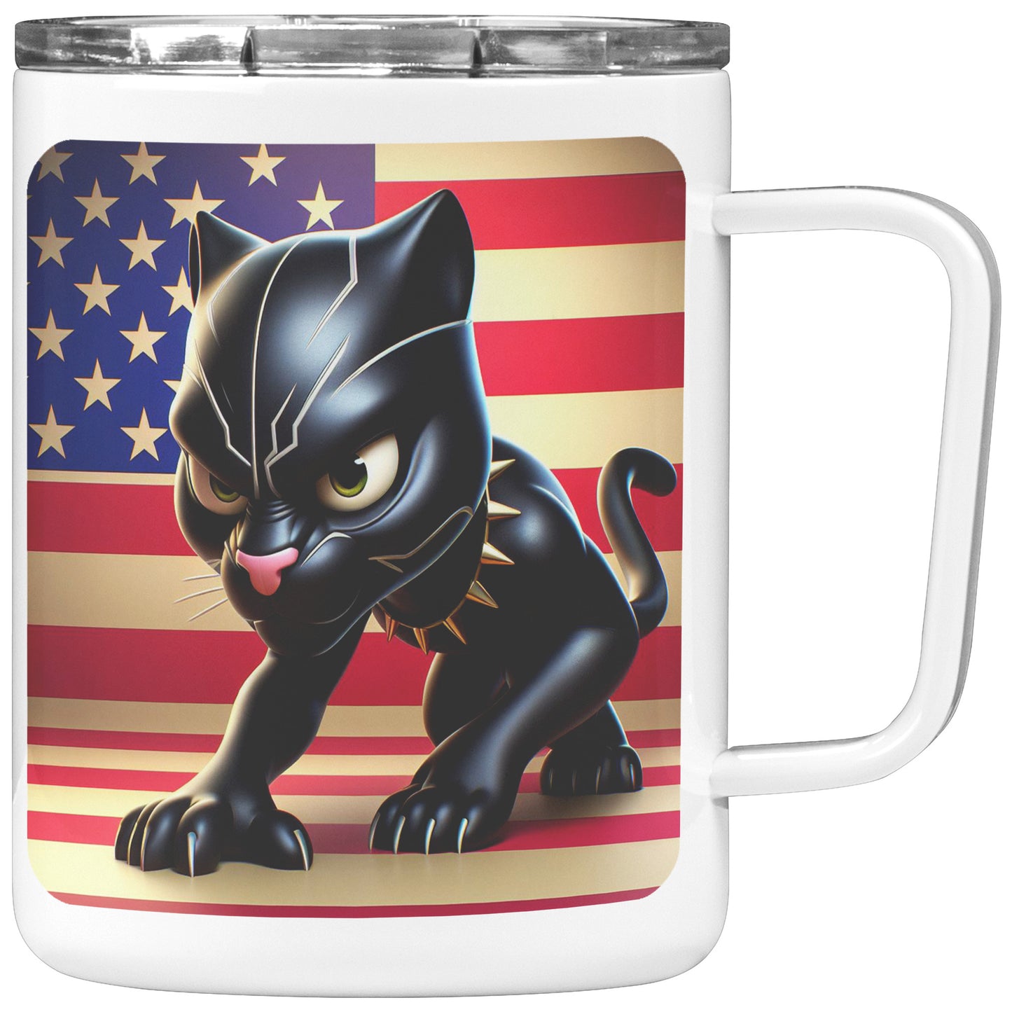 The Black Panther - Insulated Coffee Mug #30