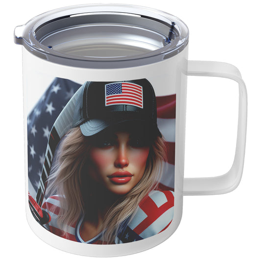 Woman Ice Hockey Player - Coffee Mug #10