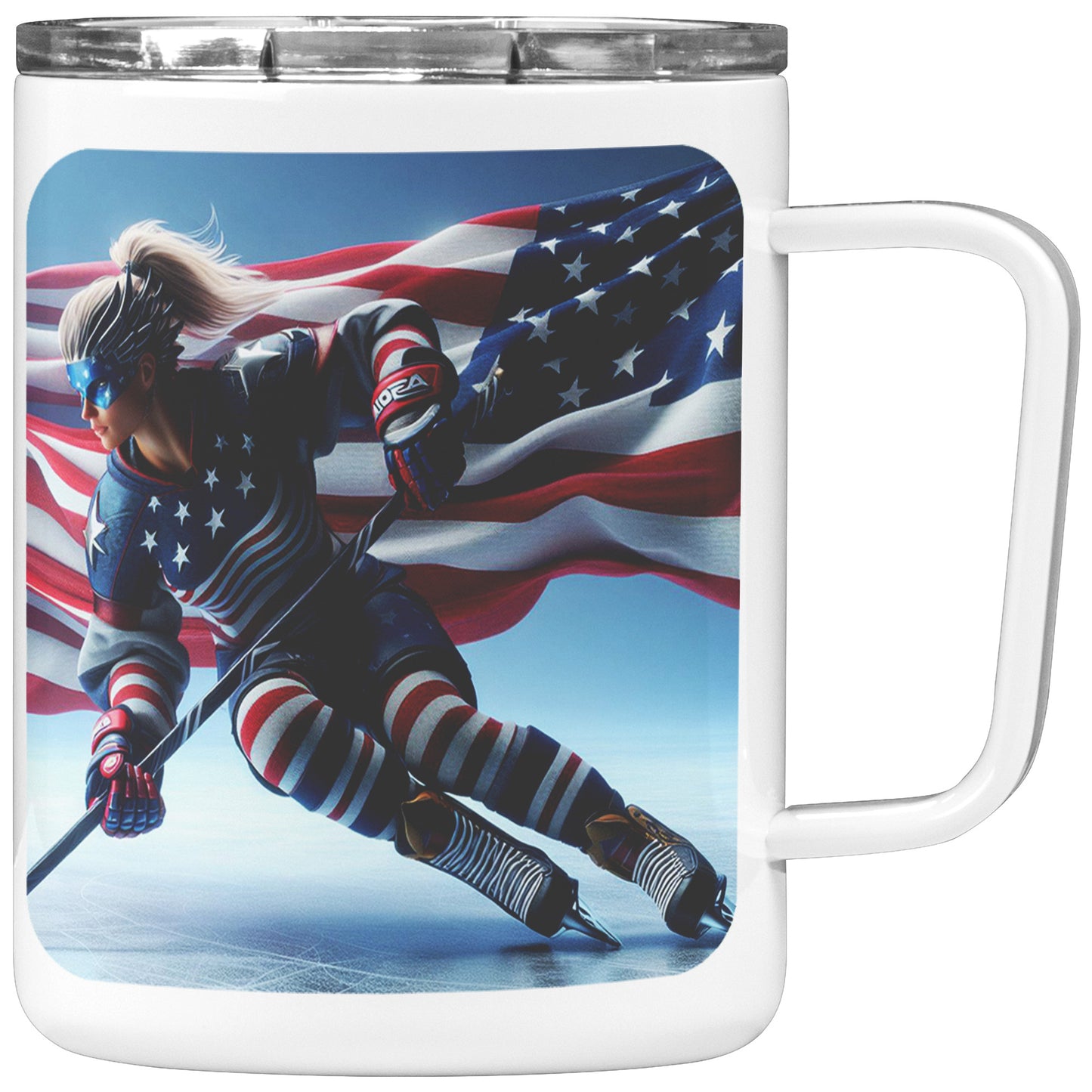 Woman Ice Hockey Player - Coffee Mug #14