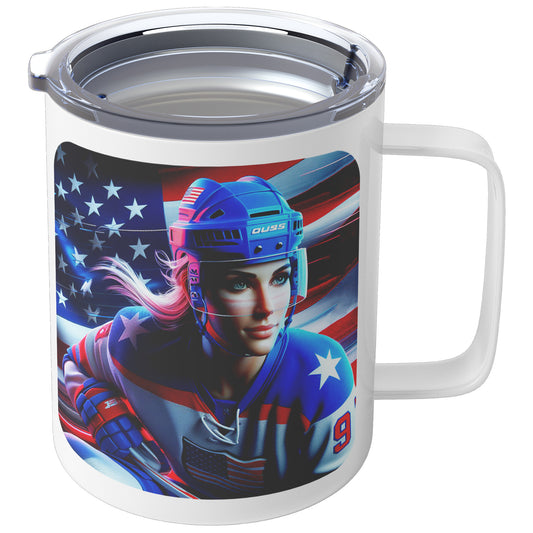 Woman Ice Hockey Player - Coffee Mug #15