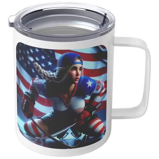 Woman Ice Hockey Player - Coffee Mug #19