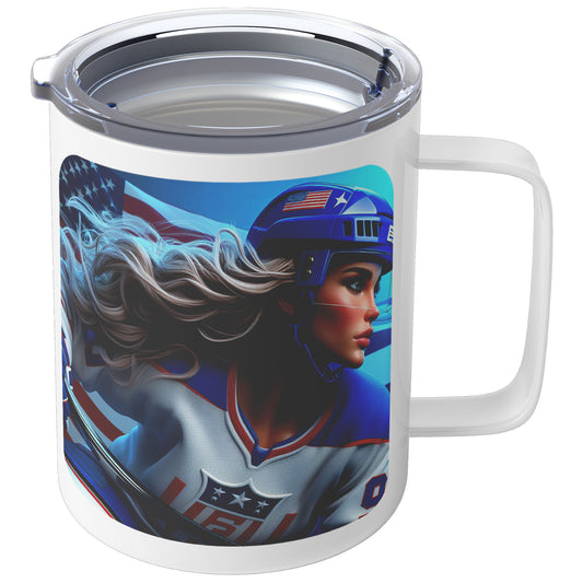 Woman Ice Hockey Player - Coffee Mug #21