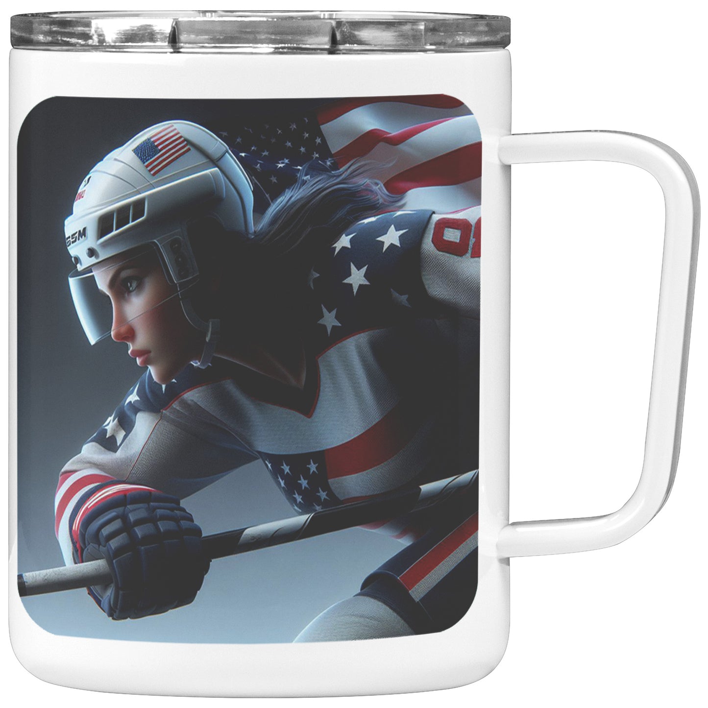 Woman Ice Hockey Player - Coffee Mug #22