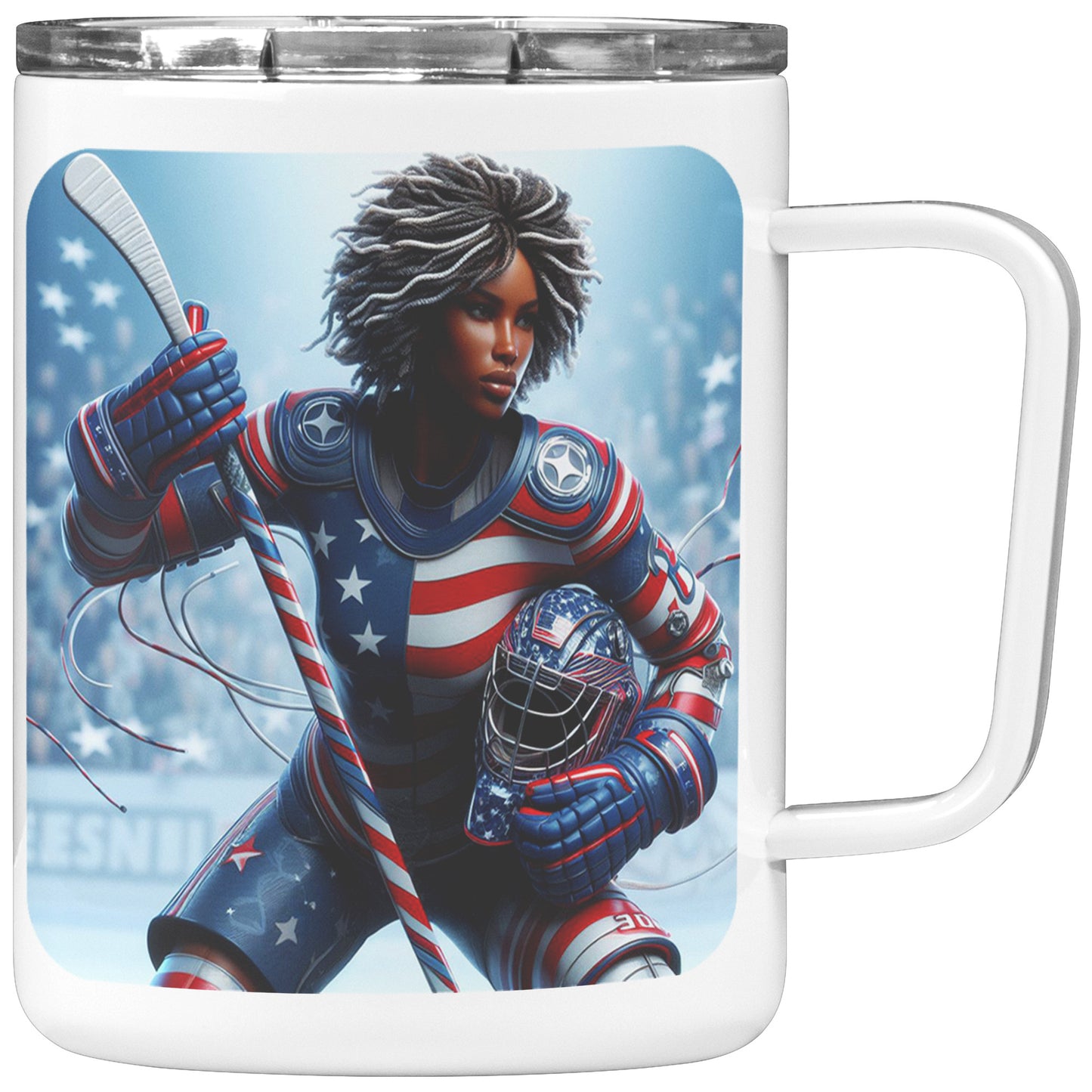 Woman Ice Hockey Player - Coffee Mug #23