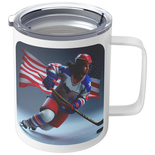 Woman Ice Hockey Player - Coffee Mug #27
