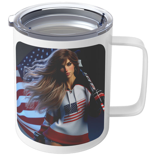 Woman Ice Hockey Player - Coffee Mug #30